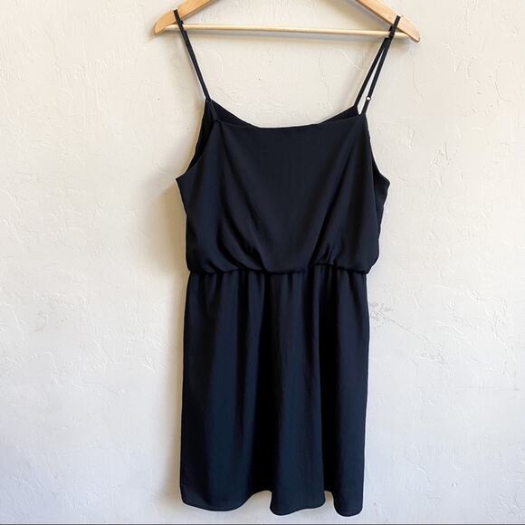Aqua Black Sleeveless Little Black Dress Large - Picture 2 of 5
